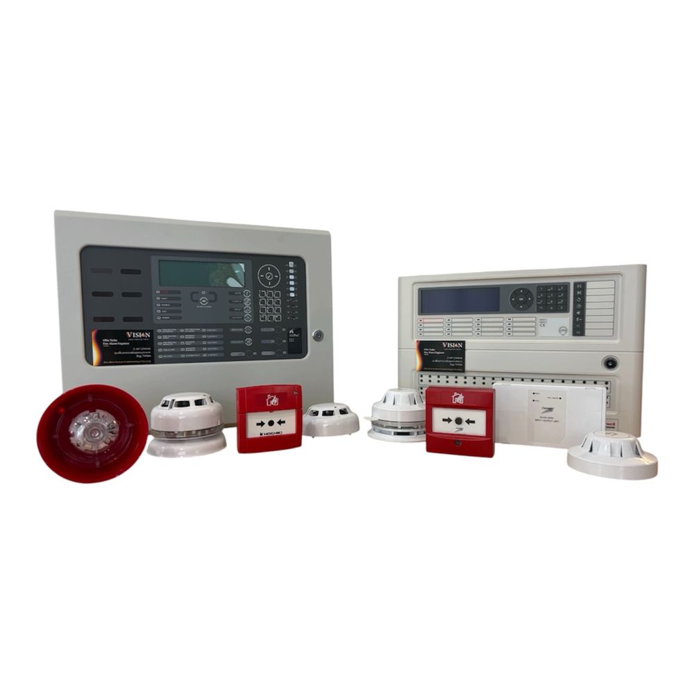 Addressable fire alarm control panels and devices