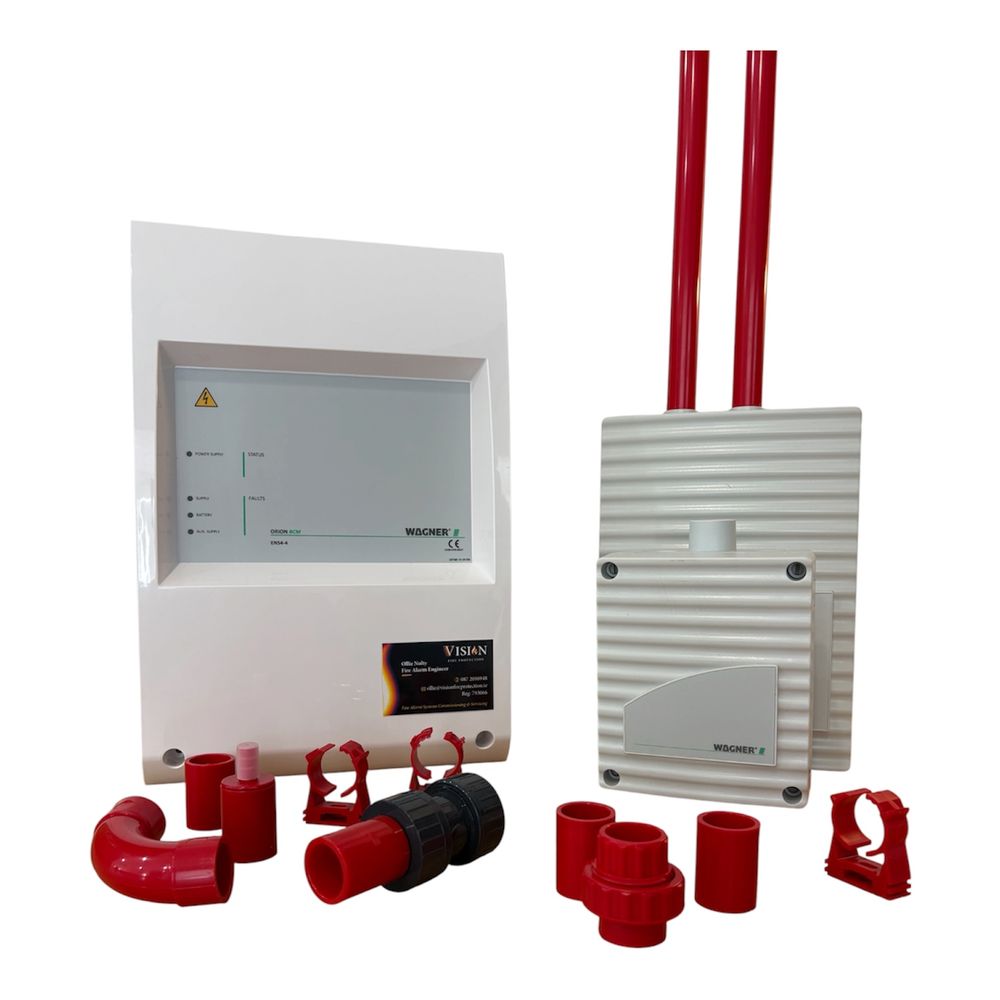 Air sampling / aspirating smoke detection unit