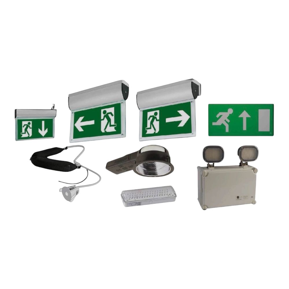 Emergency lighting and exit signage